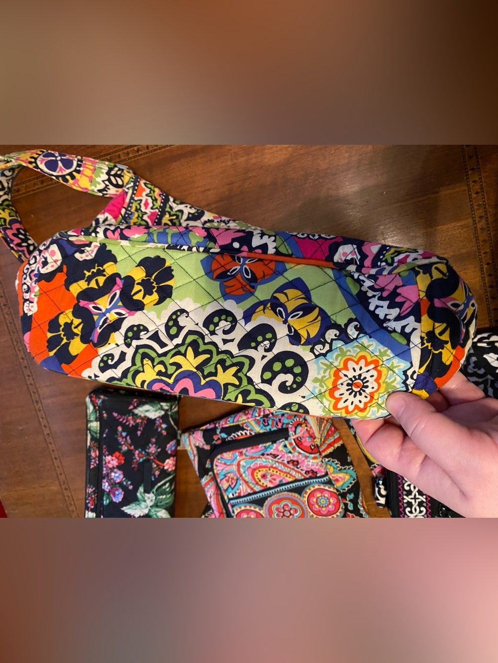 Vera Bradley Floral Purse Crossbody Bag Lot Of 3 With Wallet - Picture 5 of 8